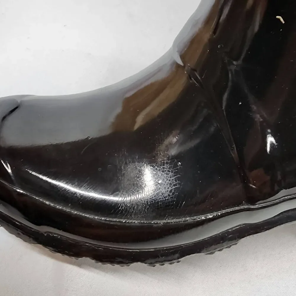 Hunter Original Tall Gloss Rubber Rain Boots Women's US 6